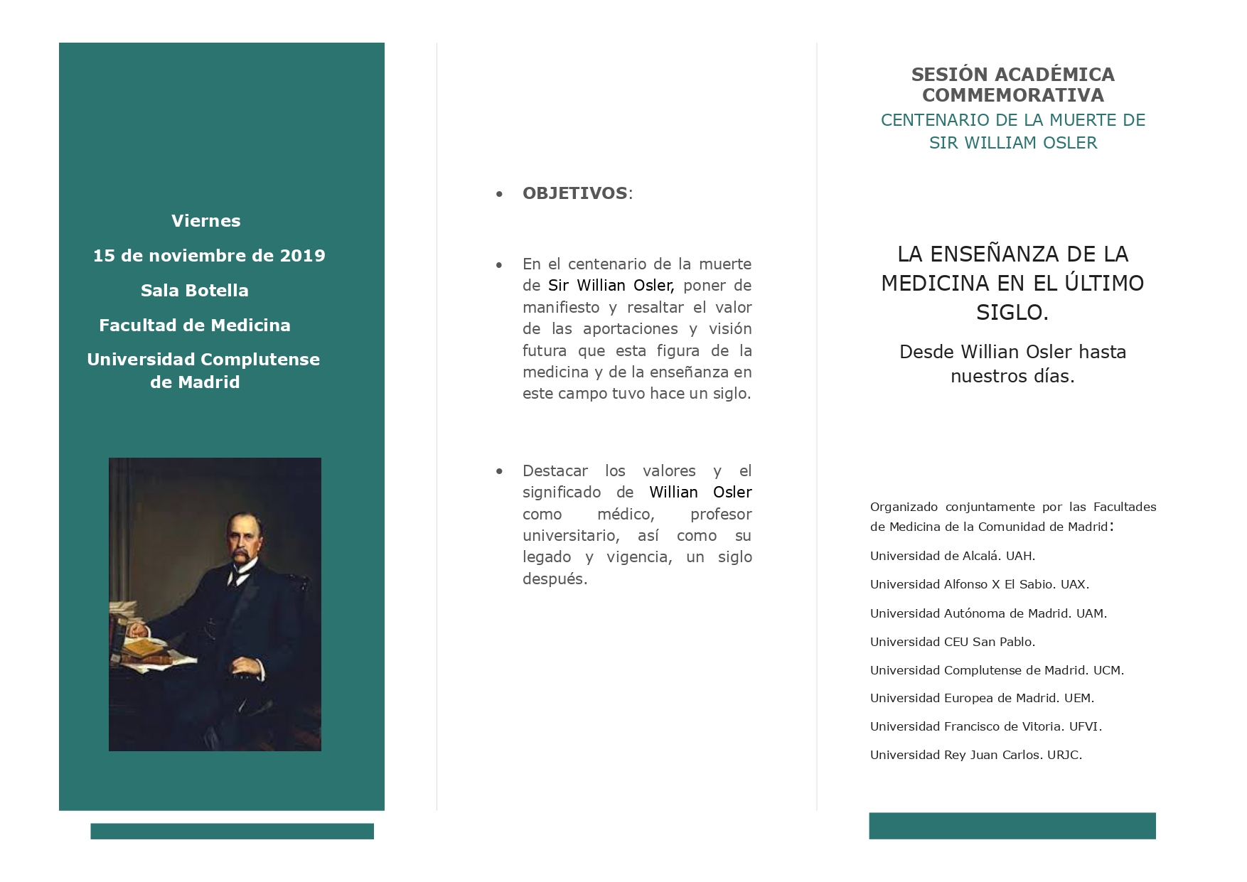 La enseñanza de la medicina en el último siglo. Desde William Osler hasta nuestros días.